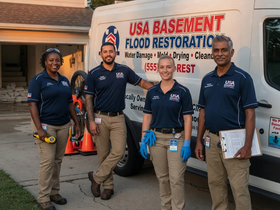 Basement Flood Cleanup company in Woodworth, LA